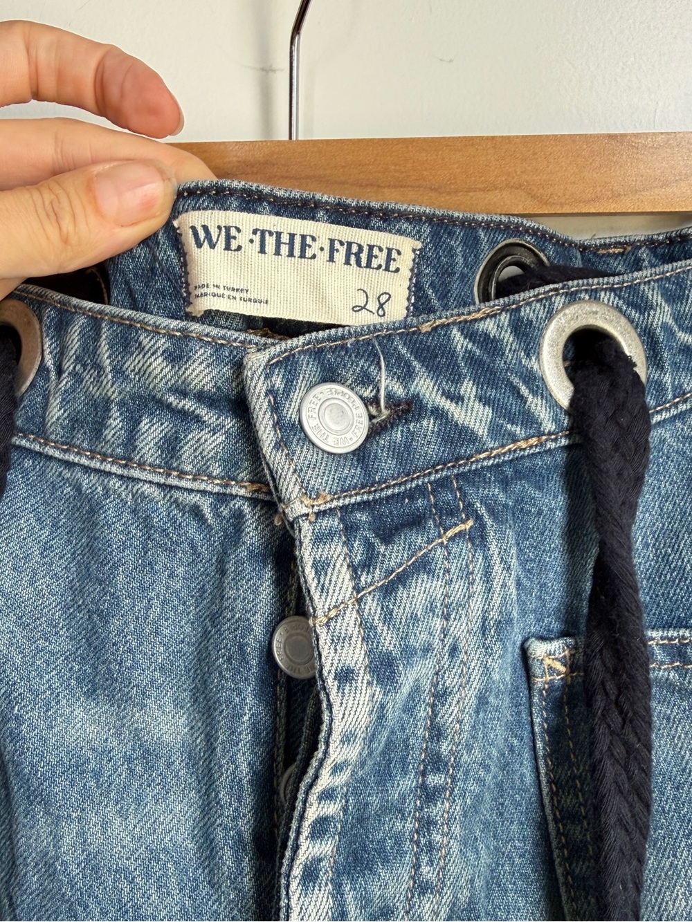 Free People Moxie Pull On Barrel Jeans - Picture 5 of 6